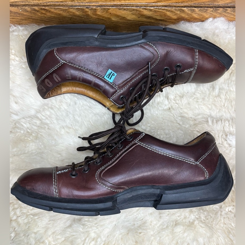 John Fluevog M8/W10 Future Angels Will Brown Leather LaceUp Oxford DISCONTINUED - Picture 4 of 9